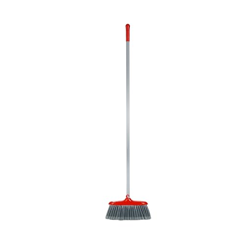 Delcasa DC3369 Floor Broom with a Metal Stick Red/Black