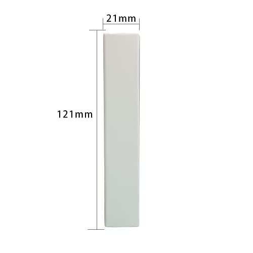 COSIDEA 50 PCS Empty White Lip Gloss Boxes W21 xW21 xH121mm / 0.83*0.83*4.76 inch, Cosmetic Perfume / Mascara Box Packaging for Small Business Wholesale, small Kraft Paper Box Luxury Holder Wrapping