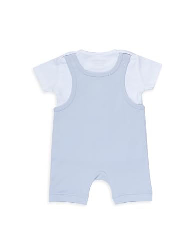 Image of Smart Baby Printed Pure Cotton Dungaree Set for Baby Boy & Baby Girl