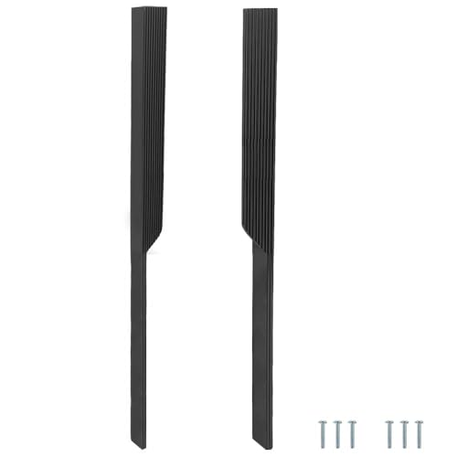 Image of VOLO Cabinet Handle - Multi-Use Pull Handle for Wardrobes, Drawers, Sliding Closets, and Doors in Kitchen, Office, Bedroom (SAC-59) (1 Pair Left & Right) (Black, 900MM (36 Inch))
