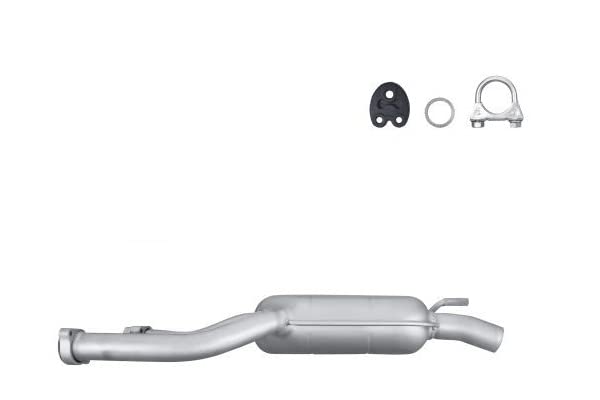 Silenciador del medio HELLA 8LC 366 025-231 con kit Easy2Fit centro para coche 3