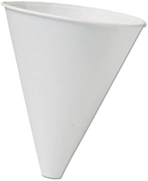 Dot Red - Recyclable Paper Cone Funnel 50ct, 10 oz Disposable {Tazas de cono de embudo}