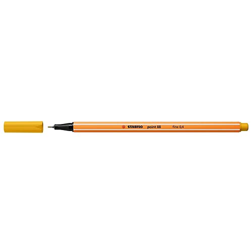 Feutre STABILO point 88 jaune curry pour bullet journal et notes de bureau