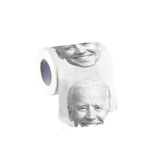 Big Mouth Inc Novelty Toilet Paper Funny Political Gag Gift Novelty Tp Great for Family Politicians Funny Bathroom Accessory - Joe Biden