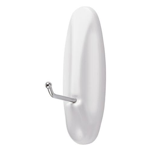 Image of Replacement For Compatible With 3M 17069-ES 5 lbs. Capacity Large White Plastic Hook 4-1 /8 L in. (Pack of 4)