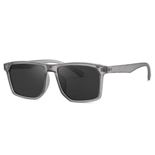 Lunettes de soleil de conduite décontractées à grand cadre pour les trajets quotidiens des hommes