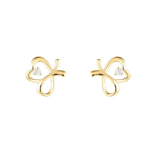 Boucles d'oreilles Diamant et Or Cadeau Femme | Coffret Papillon d'Exception