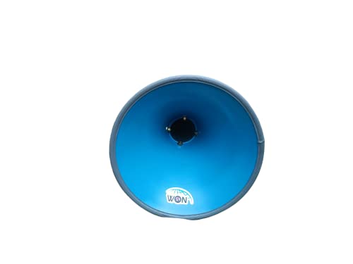Image of WON wired Loudspeaker Pa System With 60 Watt Driver Unit Heavy Metal Body Blue Colour Size 12 Inch