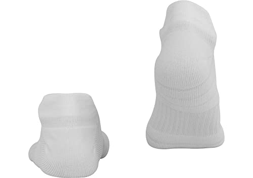 Meia Curta para Corrida HUPI Running Pro Invisível Branco, Cor: BRANCO
