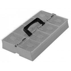 AERO - Rivet Tray with Eight Covered COMPARTMENTS - Fracture Resistant Fastener Organizer - TP840