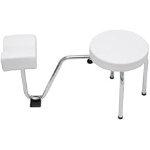Pedicure Manicure Footrest, Foot Massage Manicure Nail Beauty Stool Stand, Pedicure Nail Equipment for Salon Spa Beauty, Height and Length Adjustable