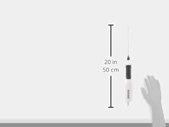 BLACK+DECKER 9 inch Electric Carving Knife, Comfort Grip Handle & Safety Lock Button, Stainless Steel Blades and Dishwasher Safe Parts, Corded, White