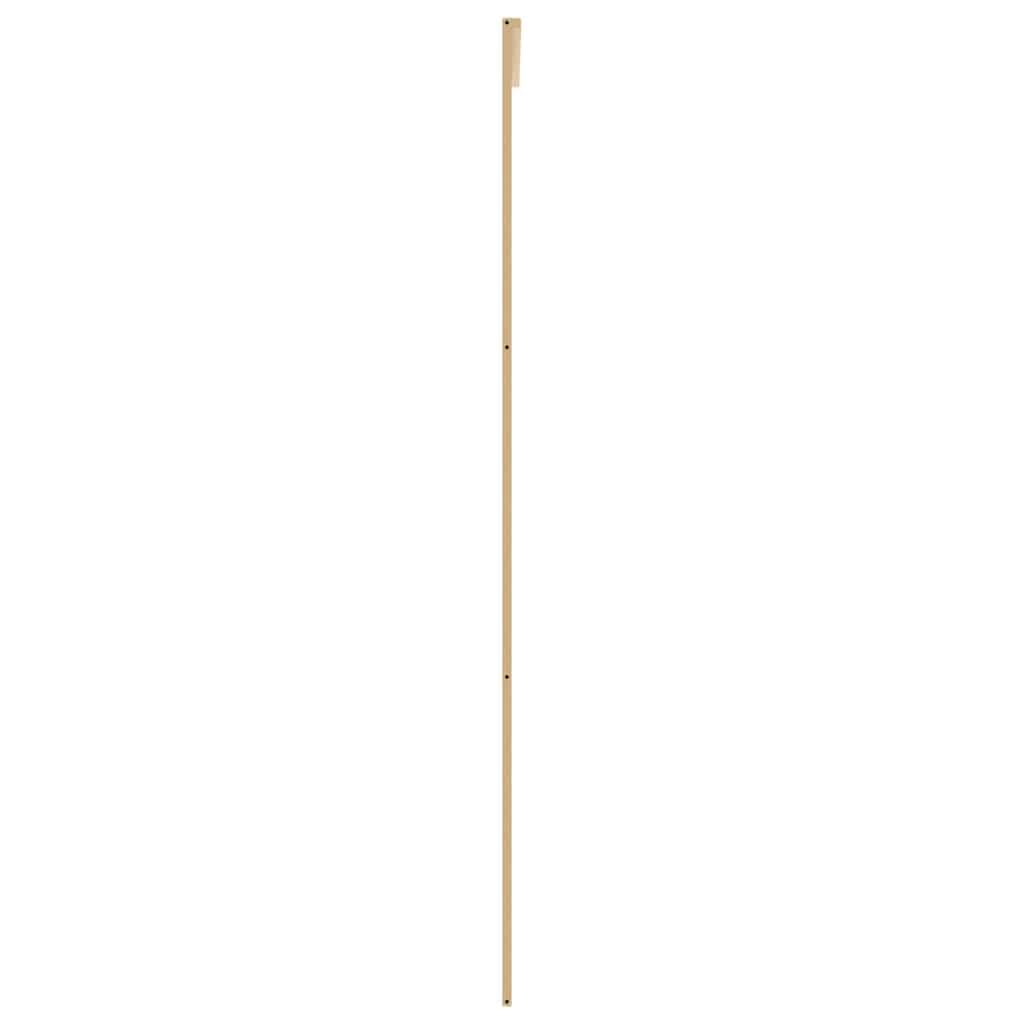 Drzwi przesuwne Golden 76 x 205 cm, matowe szkło ESG, aluminiowe skrzydło drzwi z wytrzymałą ościeżnicą i uszczelką do korytarza, domu, nowego budynku, renowacji, z bezpieczeństwem i ochroną