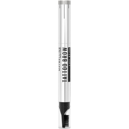 Maybelline New York Augenbrauenstift zum AuffĂĽllen und Liften, Bis zu 24 Stunden gestylte Augenbrauen, Tattoo Brow Lift 2-in-1, Farbe: 04 Deep Brown, 1 StĂĽck