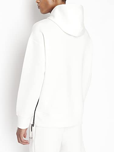 Armani Exchange mens Reflective Stripe Logo Hooded Sweatshirt3