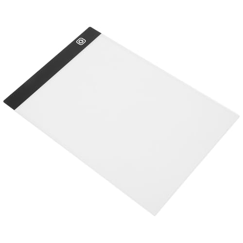 ADOCARN Tablero de Dibujo LED A4 Portátil 200x300 Mm con Luz Regulable Caja de Luz para Calcar Segura de Plástico para Dibujo Caligrafía y Animación con Cable USB 1.5 M