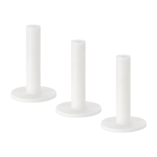 PATIKIL 3.5 Inch Rubber Golf Tee, 3 Pack Tall Training Driving Range Tee Stable Ball Holder for Outdoor Indoor Hitting Mat, White