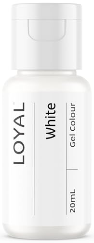 Image of Loyal Gel Food Coloring | Vibrant Color for Buttercream, Fondant, Royal Icing, Gum Paste, Marzipan and Cake Batter | Gel-Based Concentrated Food Dye - 20ml White