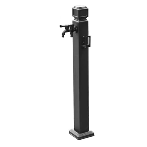 Wolnostojący pionowy dozownik wody ogrodowej hydrant z podwójnym kranem, funkcja wody na zewnątrz ze stali nierdzewnej