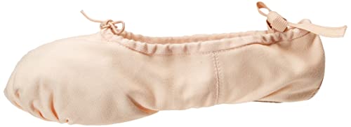 Sansha unisex-adult Pro 1 Canvas Ballet Slipper,Light Pink,10 M (8 M US Women's/6 M US Men's)