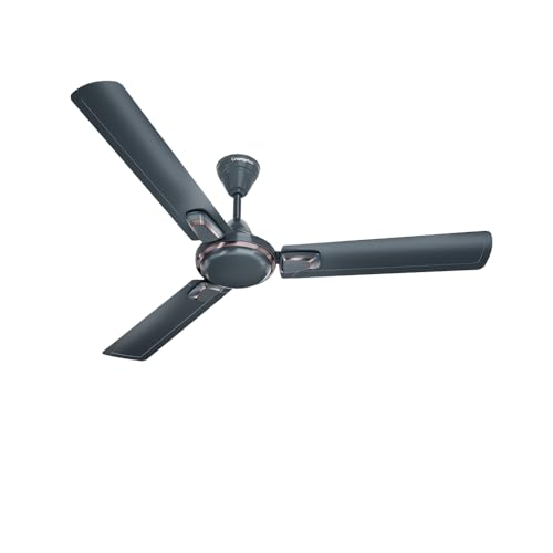 Crompton Surebreeze Optimus 1200 mm Ceiling Fan | BEE Star Rated Energy Efficient | Active Power Technology | Anti-Rust | Upto 50% Less Heating | 2 Year Manufacturer Warranty | Shimmer Carbon