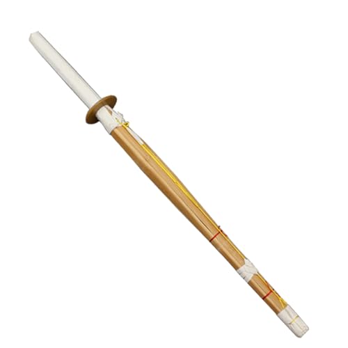 HJHUUA (80 cm,100 cm,120 cm) Espada samurái de bambú Natural,Espadas de Madera para práctica de Kendo,Katana de Madera Japonesa Hecha a Mano para Entrenamiento,Regalos,Cosplay -1 Pieza/2 Piezas