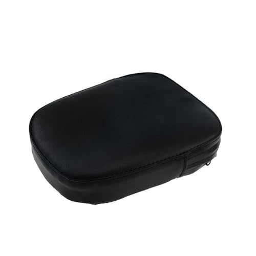 Coussin de dossier moto universel noir pour selle confort de voyage