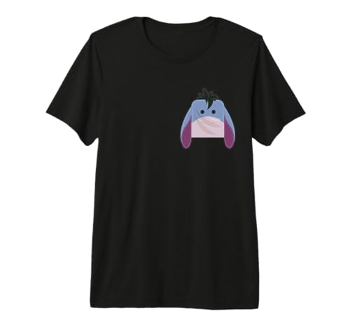 T-shirt de poche Bourriquet Winnie l'Ourson en coton peigné haut de gamme