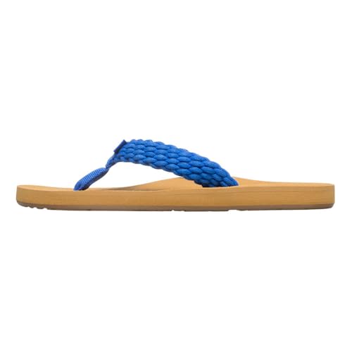 Image of Roxy Porto Women's Rope Strap Sandal, blue, 8 US