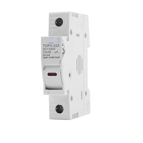 Cadena de fusibles fotovoltaicos 10x38mm en base portafusibles 1100V GpV LED