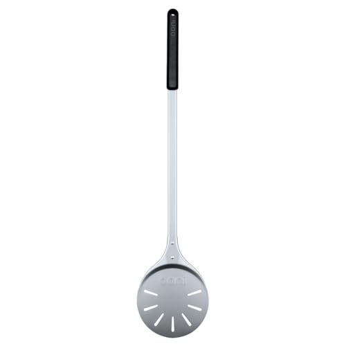 Ooni Pizzawender Perforierter Pizzaschieber Rund (17cm) aus Aluminium Pizzaschieber Klein Pizza Dreher & Pizzadreher Pizza Wender Pizzaöfen Professional Pizza Turning Peel