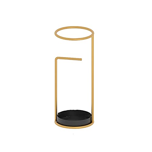Soporte de paraguas circular de lujo en metal para espacios selectos