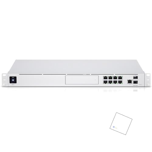 Image of TWA Bundle of Ubiquiti UniFi Dream Machine Pro UDM-PRO Enterprise Security Gateway 8-Port Gigabit Switch with 10G SFP+ and Microfiber Cloth