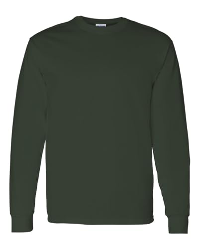 T-shirt manches longues Gildan coton épais anti-déformation