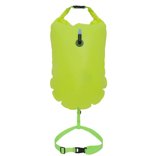 Ruwshuuk Boyante de Natación | Accesorio Flotante para Nadar | Alta Visibilidad y Antideslizante con Correa Flexible para Buceo, Playa, Mar, Lago, Piscina