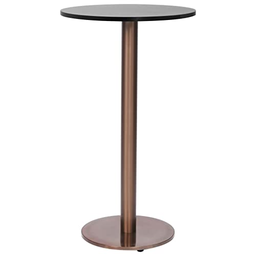 Pied de table de bar inox doré au style industriel chic et durable