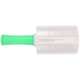 VILLCASE Film Plástico Transparente con Mango Película Estirable para Embalaje Industrial y Mudanzas Envoltura Resistente para Muebles y Palets Fácil de Usar y Duradero