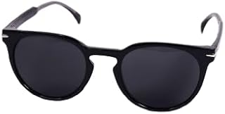 نظارة شمسية للجنسين SG731، اطار اسود، حماية 100% من الاشعة فوق البنفسجية