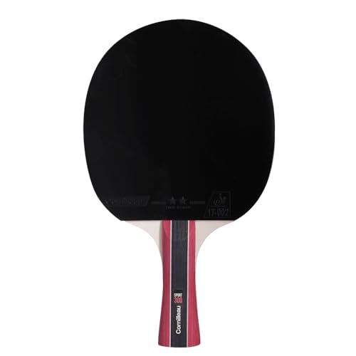 CORNILLEAU - Sport 300 - Raquette de ping Pong d'intérieur pour progresser - revêtement ITTF 2 étoiles