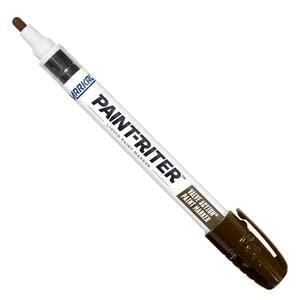 Image of Markal Paint-Riter Valve Action Paint Marker - Black - Box 12