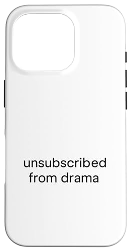 unsubscried from drama �ʔ��� �����I ���[���A ���p�f�U�C�� �X�}�z�P�[�X iPhone 16 Pro �p