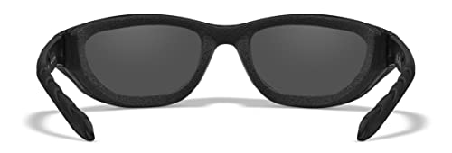 Wiley X Airrage Sunglasses, ANSI Z87 Safety Glasses for Men and Women, UV Eye Protection for Shooting, Fishing, Biking, and Extreme Sports, Black Frames, Smoke Grey Tinted Lenses4