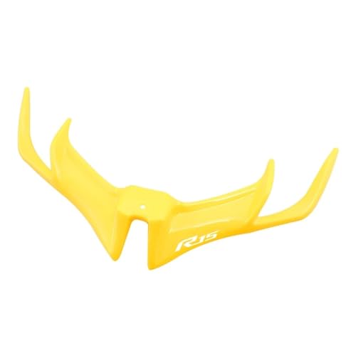 Aileron aérodynamique moto pour R15 V3 et Pulsar RS200 - Spoiler de carénage avant jaune
