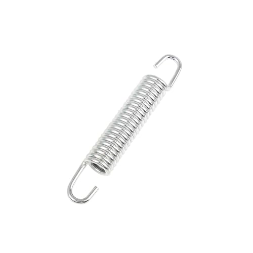 Motoforti Motorcycle Silver Tone Side Stands Bracket Kickstand Return Spring Long-lasting