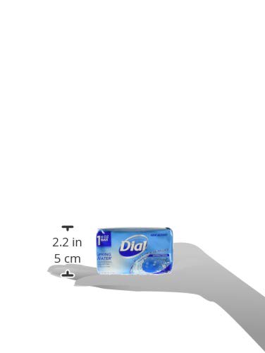 Dial All Day Freshness Spring Water Bar Soap, 4 ounce, 22 Count