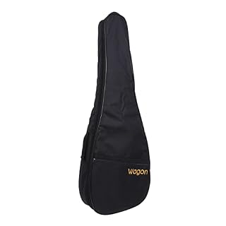 Wagon 01 Series Housse / Sac à Dos pour Guitare Acoustique Dreadnought avec Sangles Réglables et Poches - Les Beatles, Paul McCartney, John Lennon, RIngo Starr, George Harrison