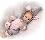 Funny House 10 Inch / 26cm Full Body Silicone Real Looking Soft Vinyl Reborn Baby Dolls Lifelike Newborn Doll Boy