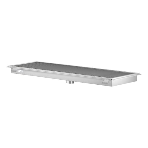 Colador tipo piso de acero inoxidable 24 x 72 pulgadas
