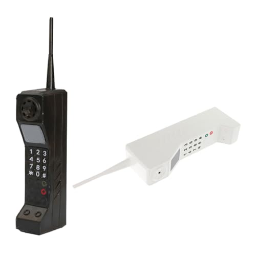 Téléphone portable rétro brique x2 pour déco vintage années 80