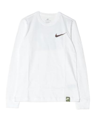 NIKE(ナイキ) スポーツウェア クラブ ロングスリーブ Tシャツ 長袖 ロンT カットソー コットン ブラック ホワイト 軽量 柔らかい 快適 スポーティー 重ね着 カジュアル 普段着 メンズ 正規品